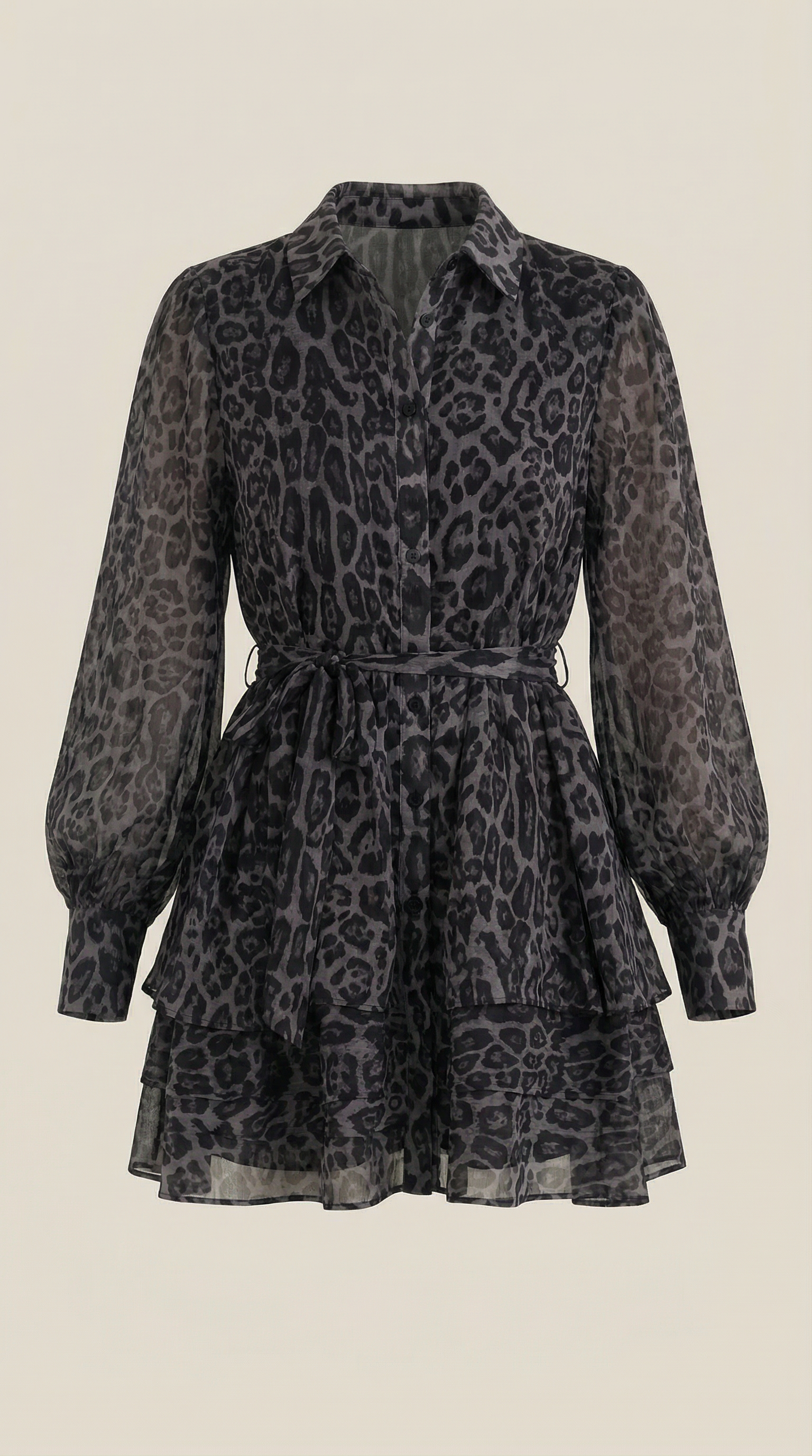 Stella Leopard Print Mini Dress