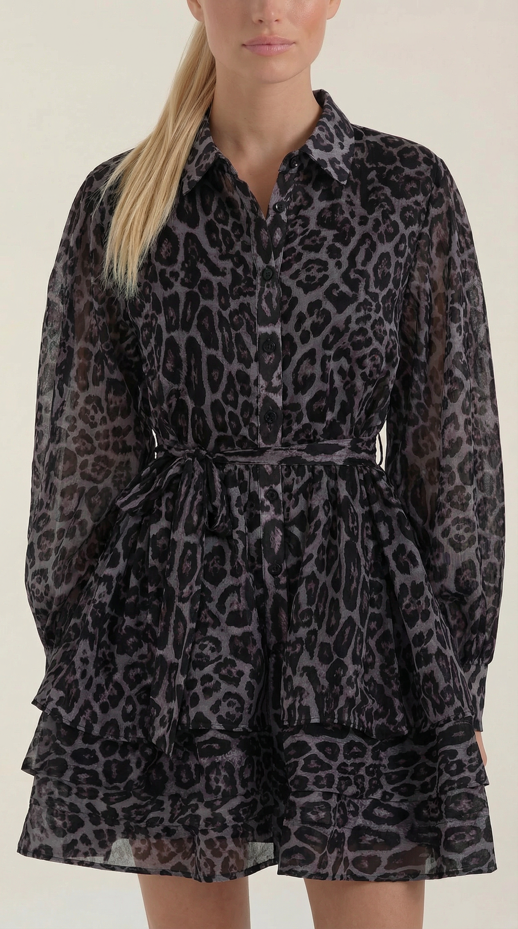 Stella Leopard Print Mini Dress