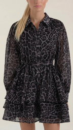 Stella Leopard Print Mini Dress