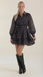Stella Leopard Print Mini Dress