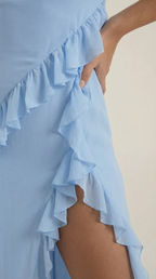Susan Ruffled Maxi Dress
