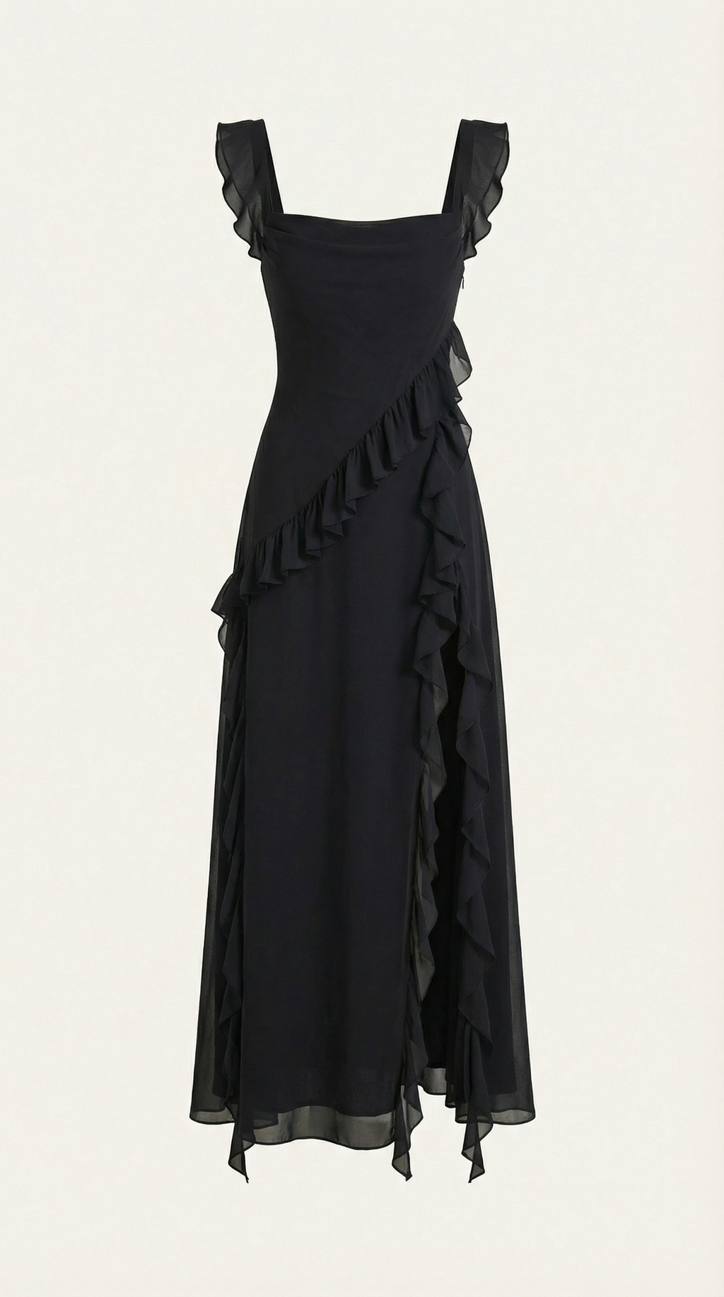 Susan Ruffled Maxi Dress