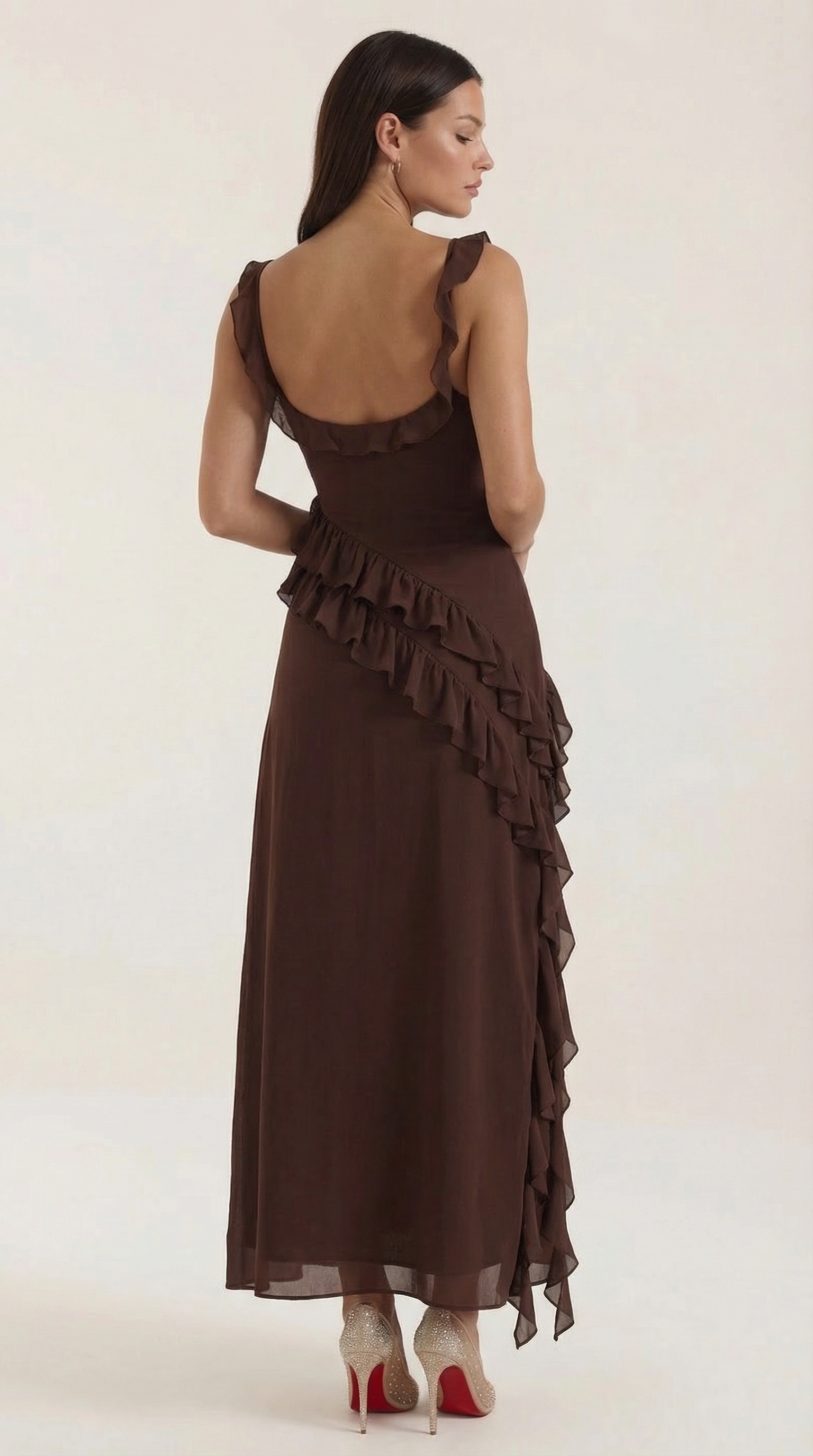 Susan Ruffled Maxi Dress