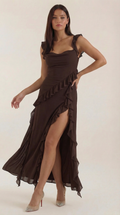 Susan Ruffled Maxi Dress