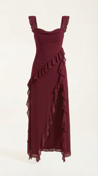 Susan Ruffled Maxi Dress