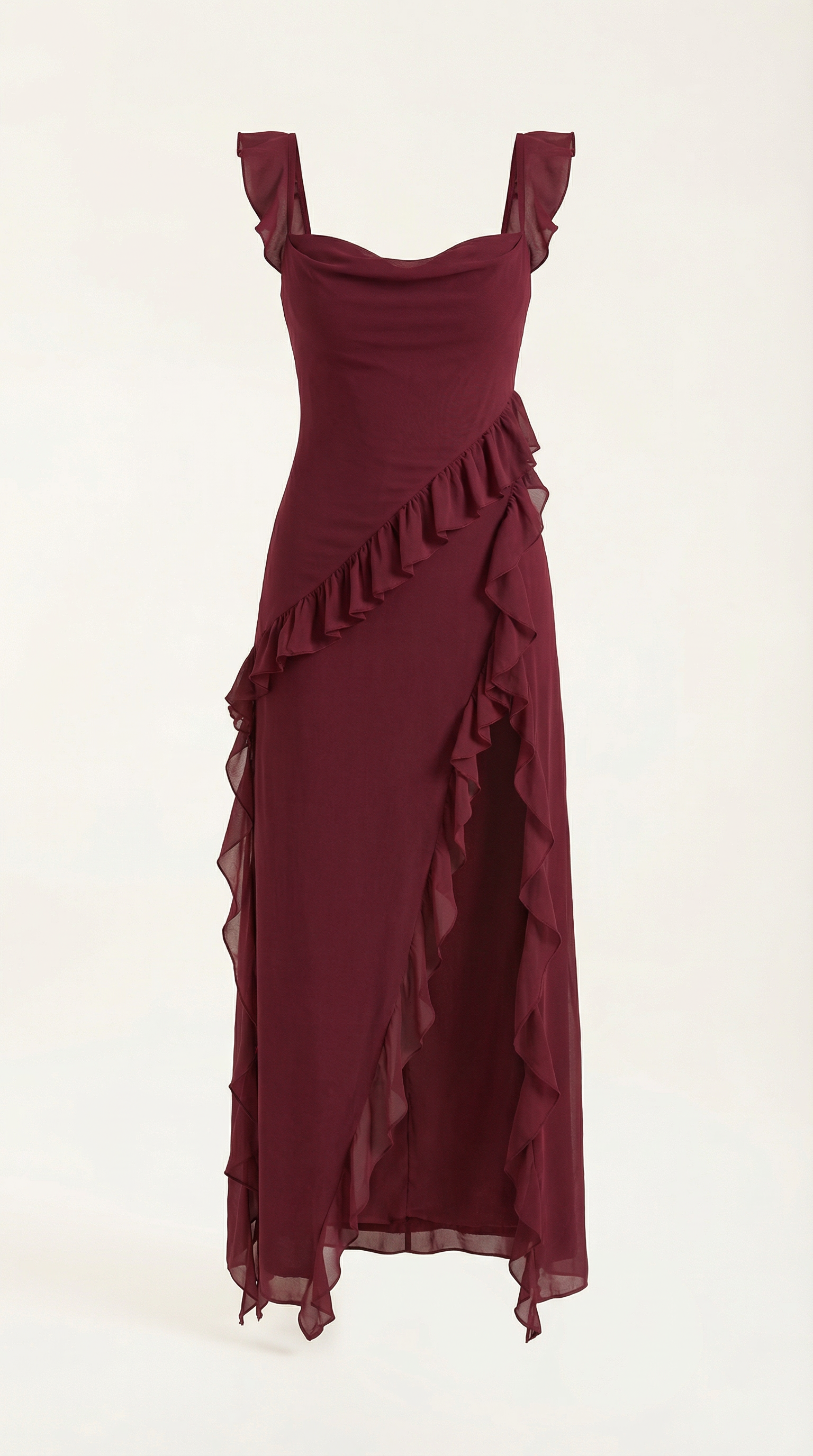 Susan Ruffled Maxi Dress
