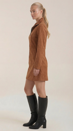 Tamara Zip Front Mini Dress