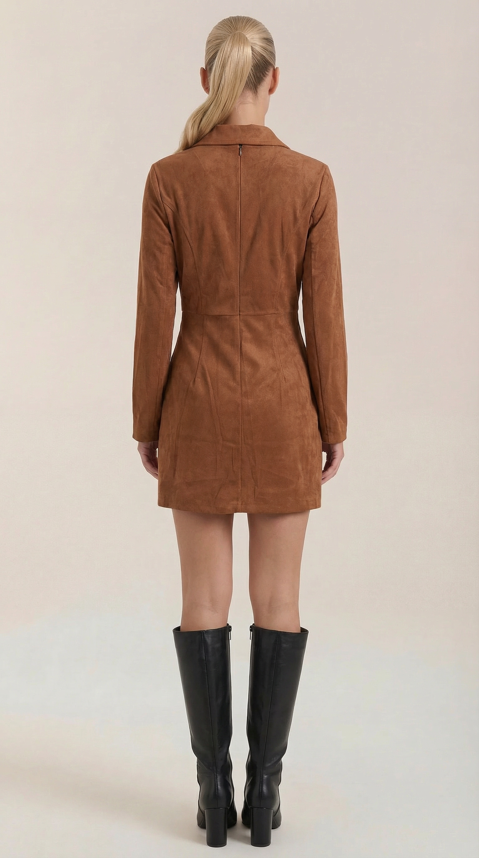 Tamara Zip Front Mini Dress