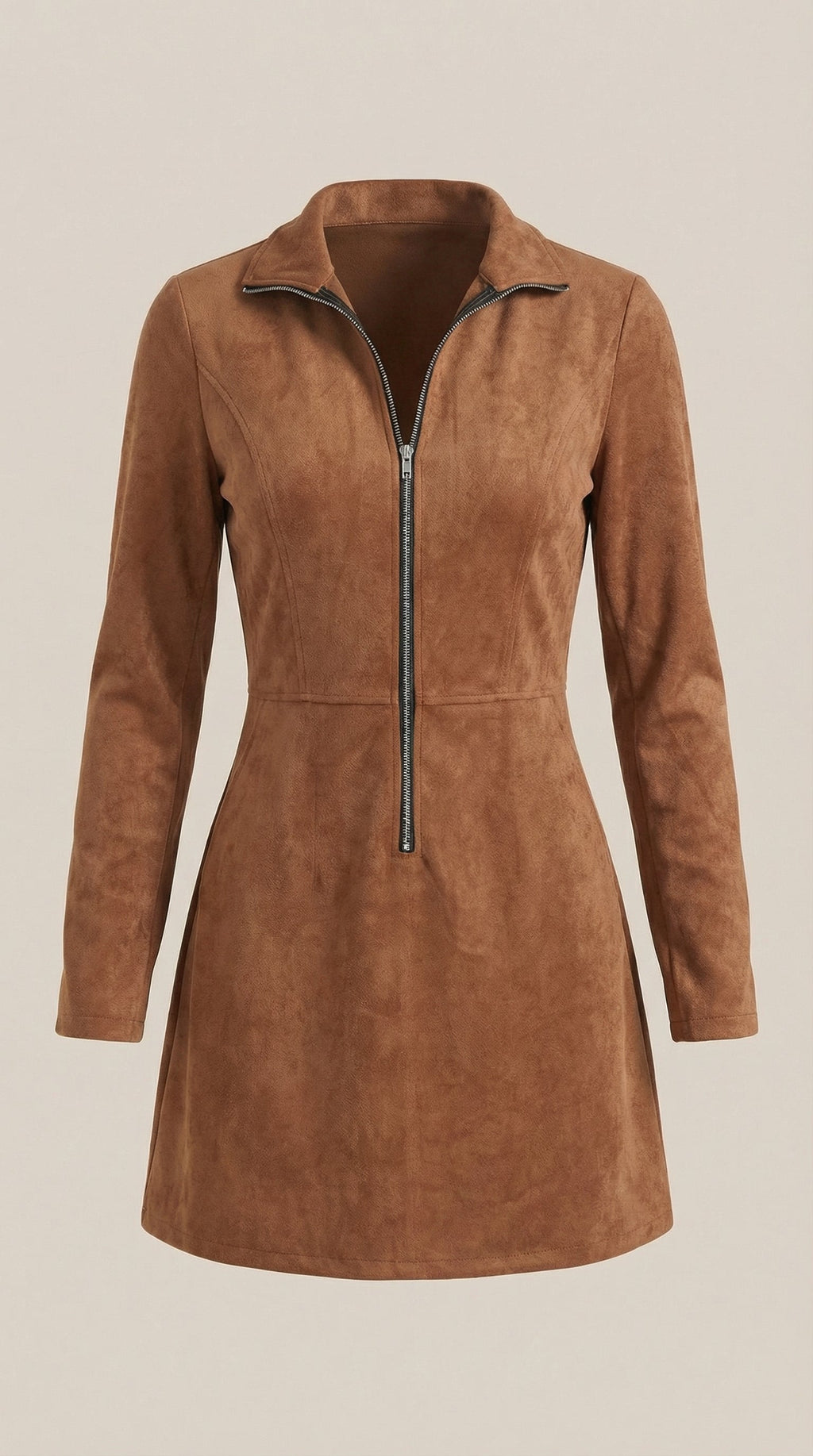 Tamara Zip Front Mini Dress