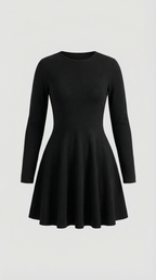 Tiffany Long Sleeve Flare Mini Dress