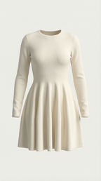 Tiffany Long Sleeve Flare Mini Dress