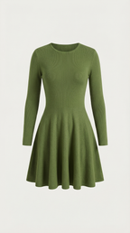 Tiffany Long Sleeve Flare Mini Dress