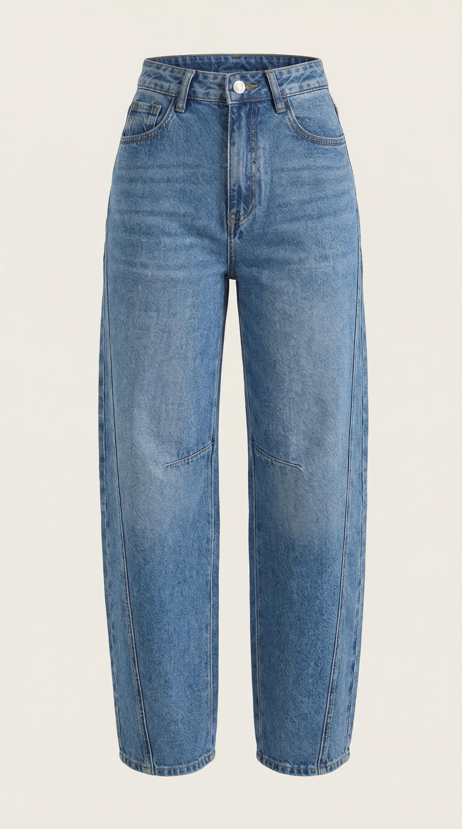 Vicki High-Waisted Barrel Leg Jeans