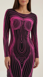 Xiomara Bodycon Maxi Dress
