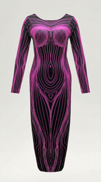 Xiomara Bodycon Maxi Dress