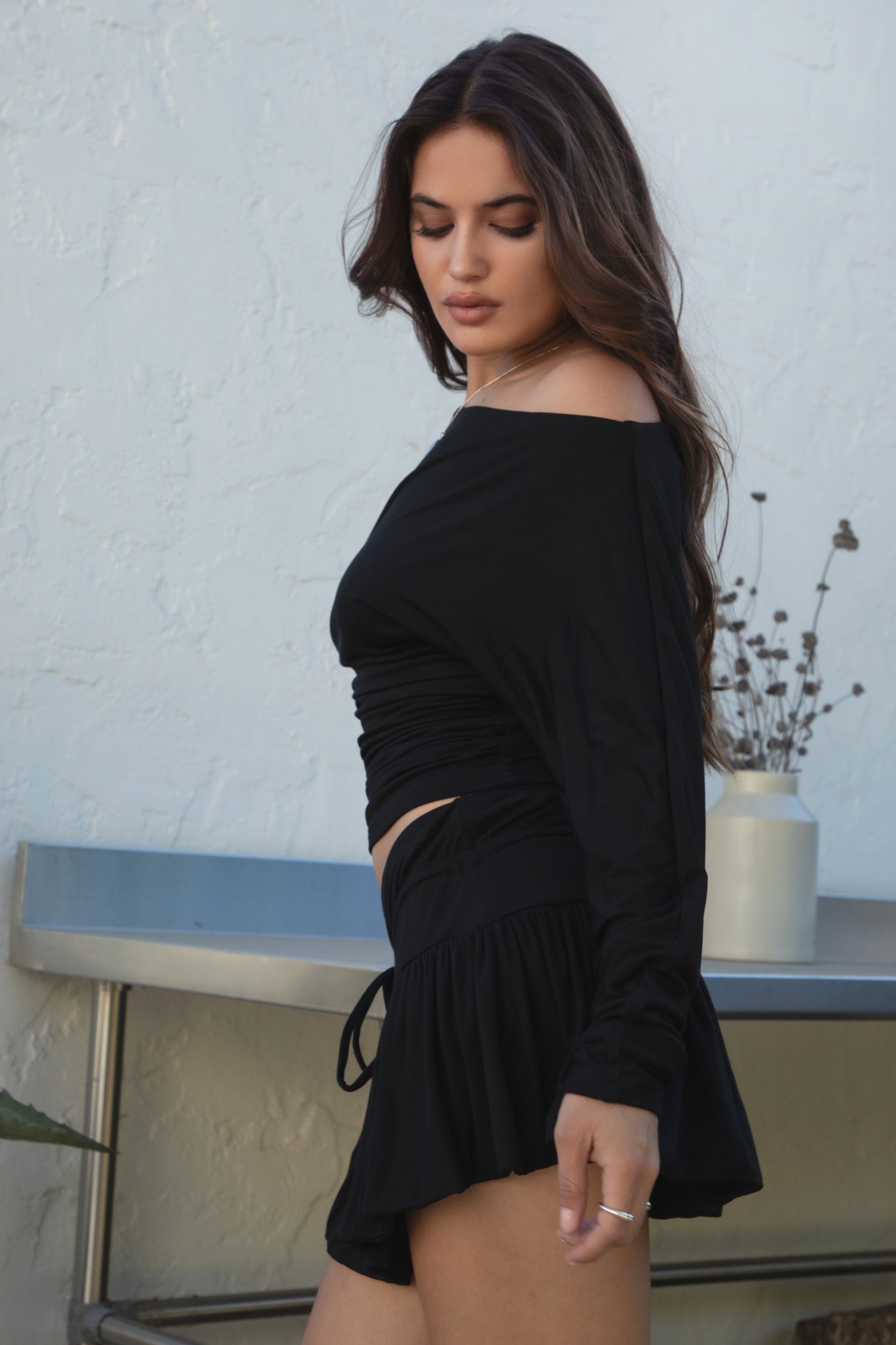 CHIA Mini Skirt With Built-In Shorts