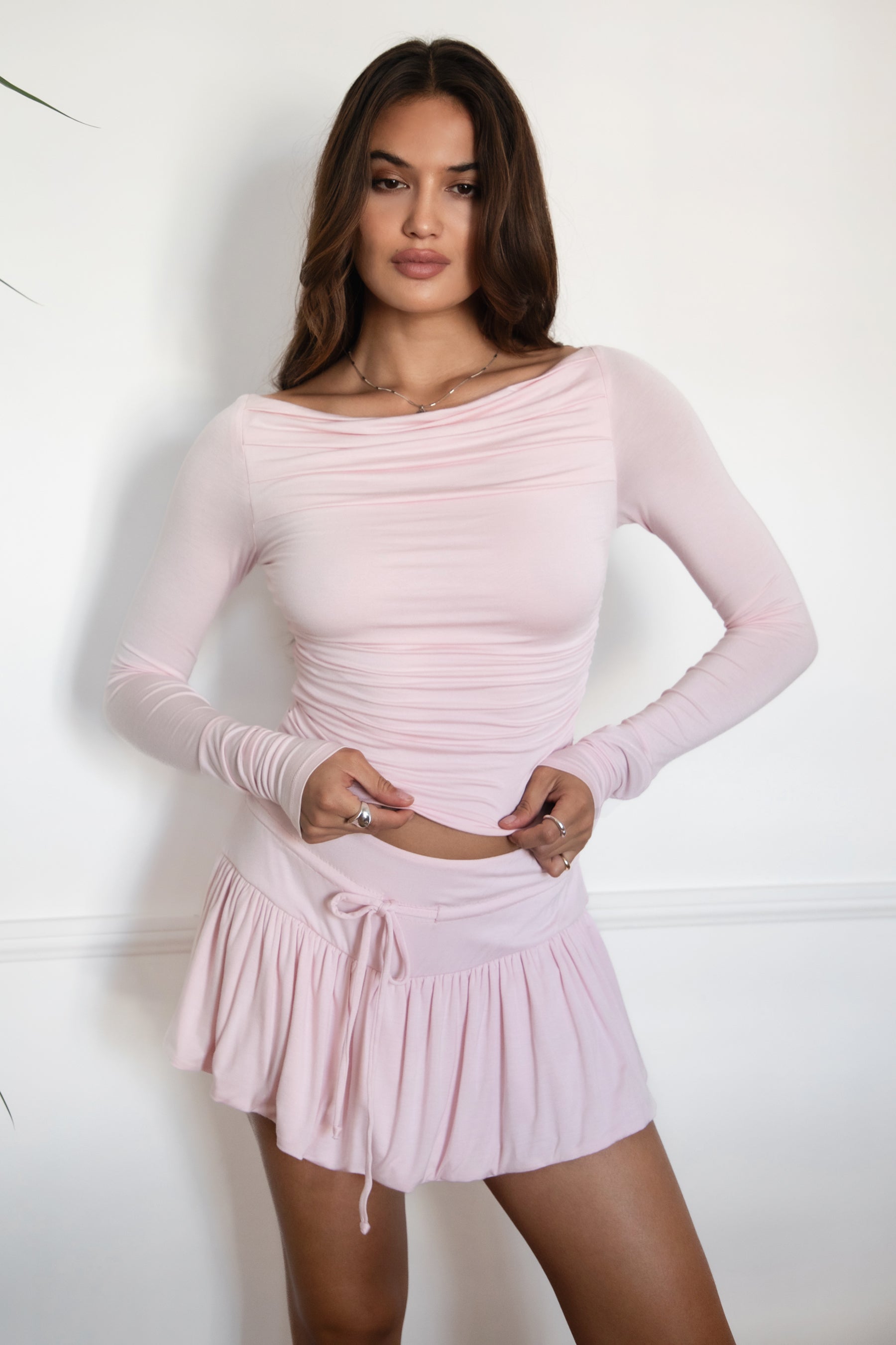 CHIA Mini Skirt With Built-In Shorts