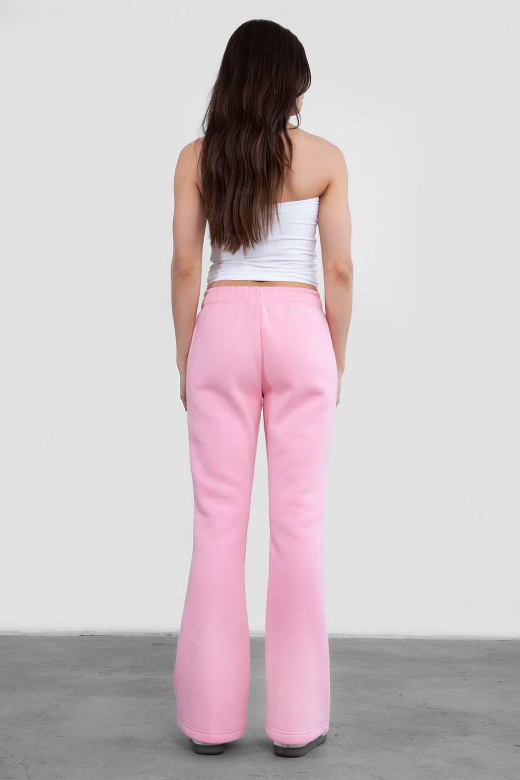 Jiya Plush Fleece Flare Sweat Pants