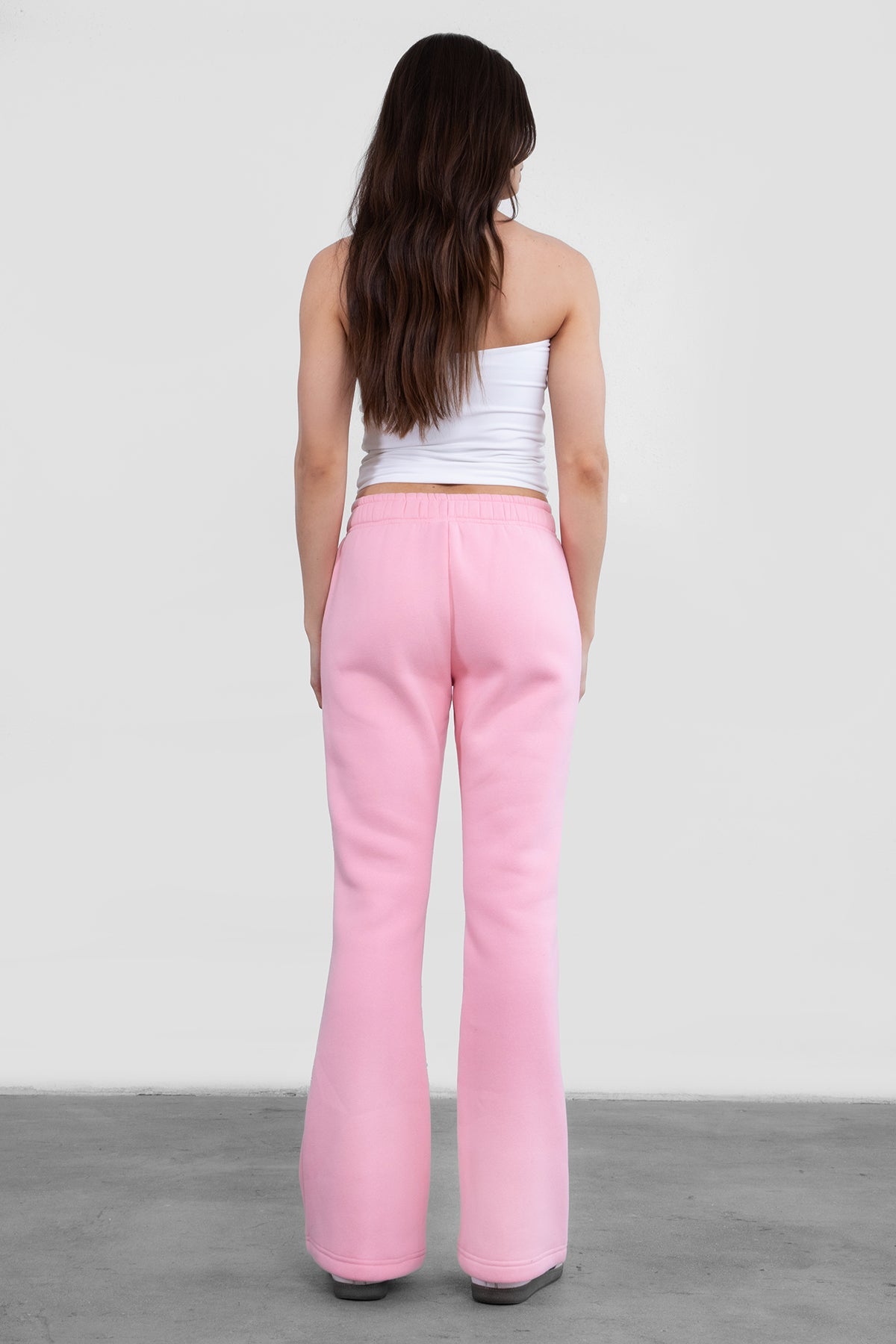 Jiya Plush Fleece Flare Sweat Pants