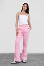 Jiya Plush Fleece Flare Sweat Pants