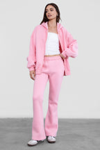 Jiya Plush Fleece Flare Sweat Pants
