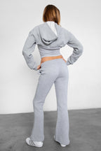 Jiya Plush Fleece Flare Sweat Pants