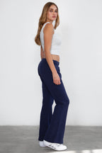 Jiya Plush Fleece Flare Sweat Pants