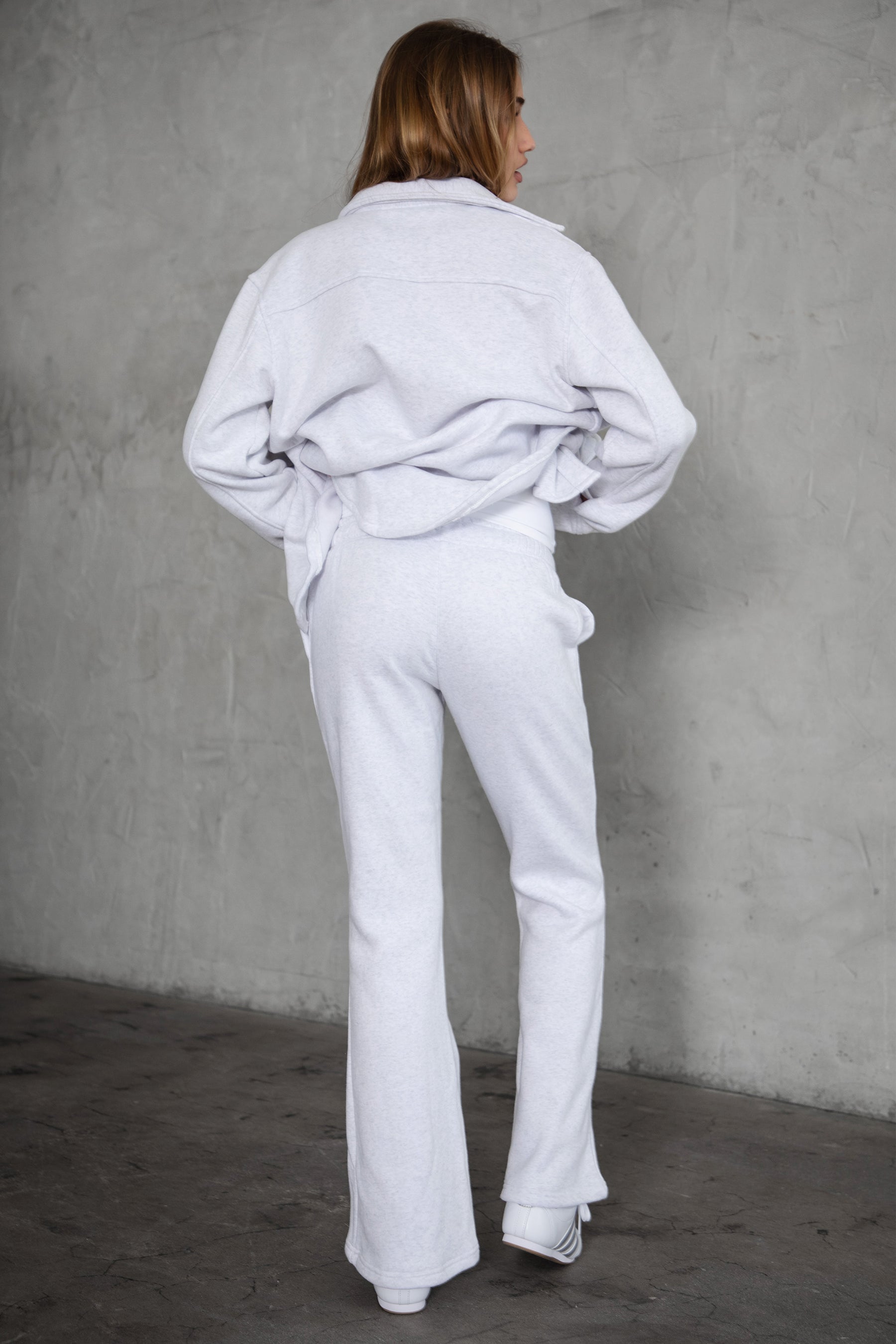 Jiya Plush Fleece Flare Sweat Pants