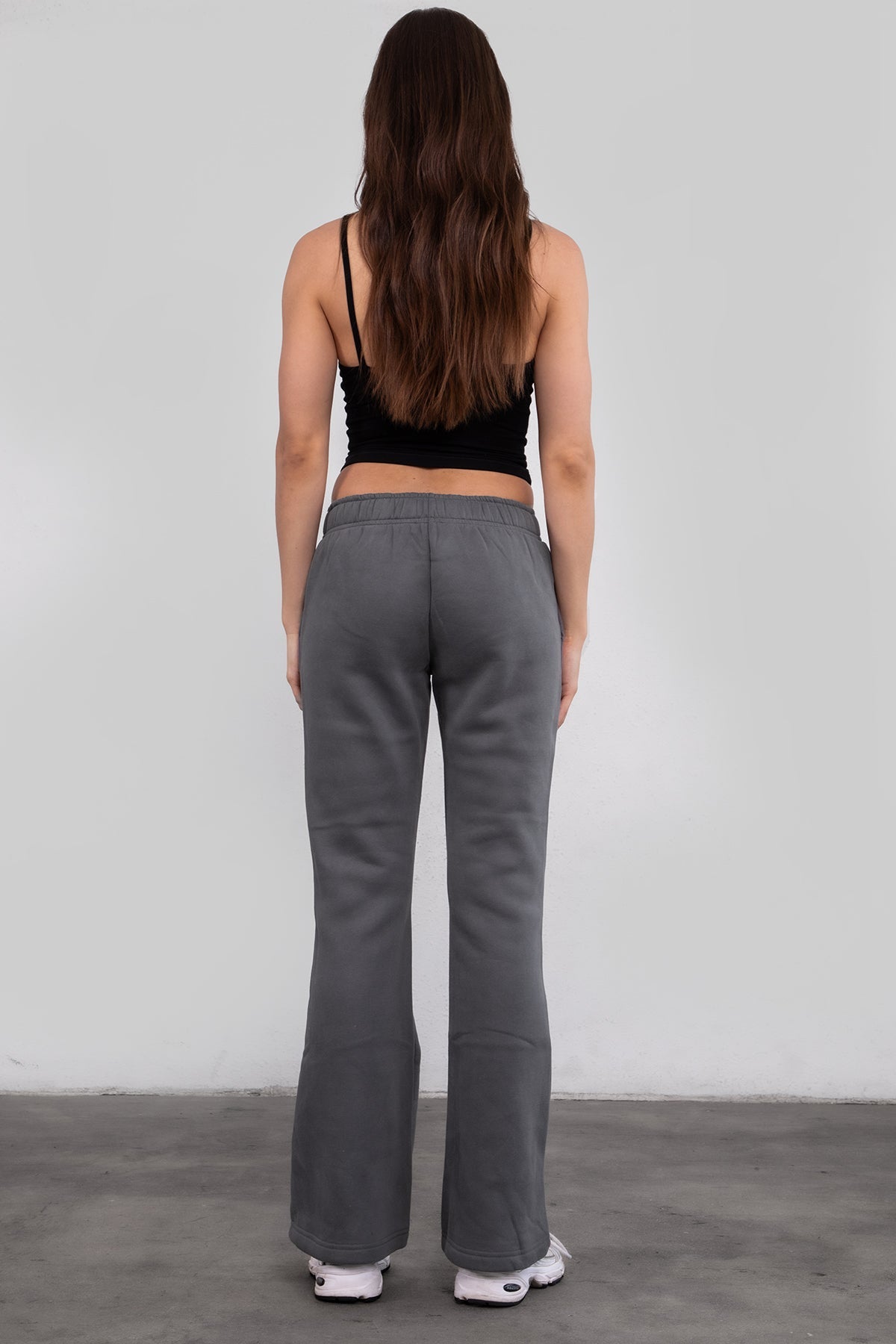 Jiya Plush Fleece Flare Sweat Pants
