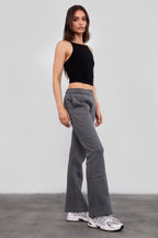 Jiya Plush Fleece Flare Sweat Pants
