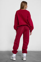DOVE Plush Fleece High Waist Sweatpants