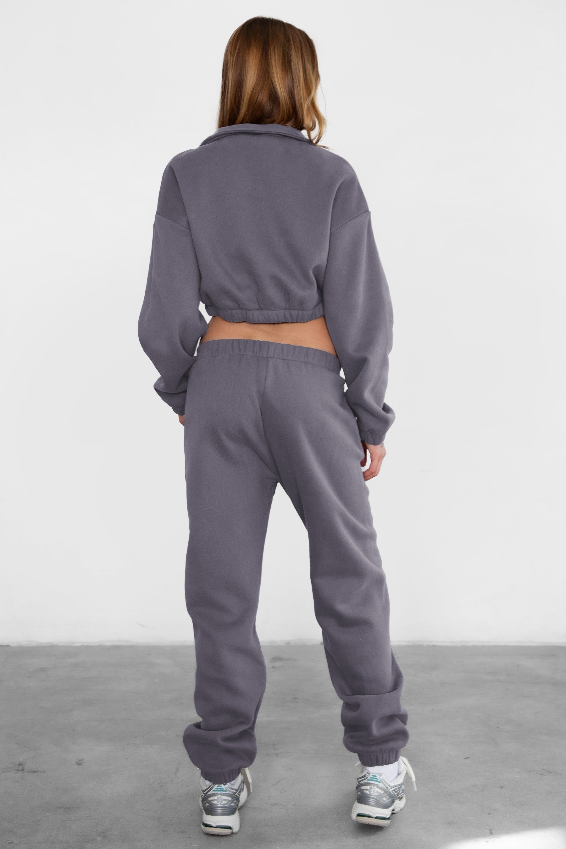 DOVE Plush Fleece High Waist Sweatpants