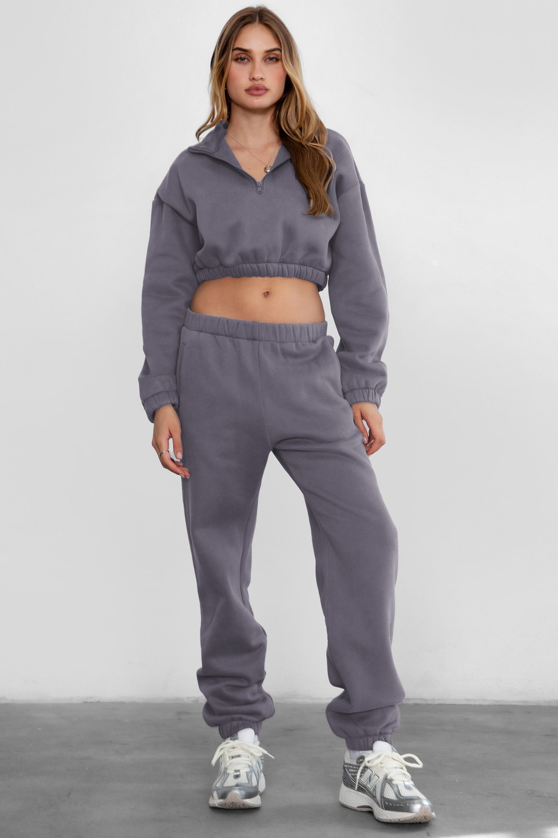 DOVE Plush Fleece High Waist Sweatpants