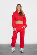 DOVE Plush Fleece High Waist Sweatpants