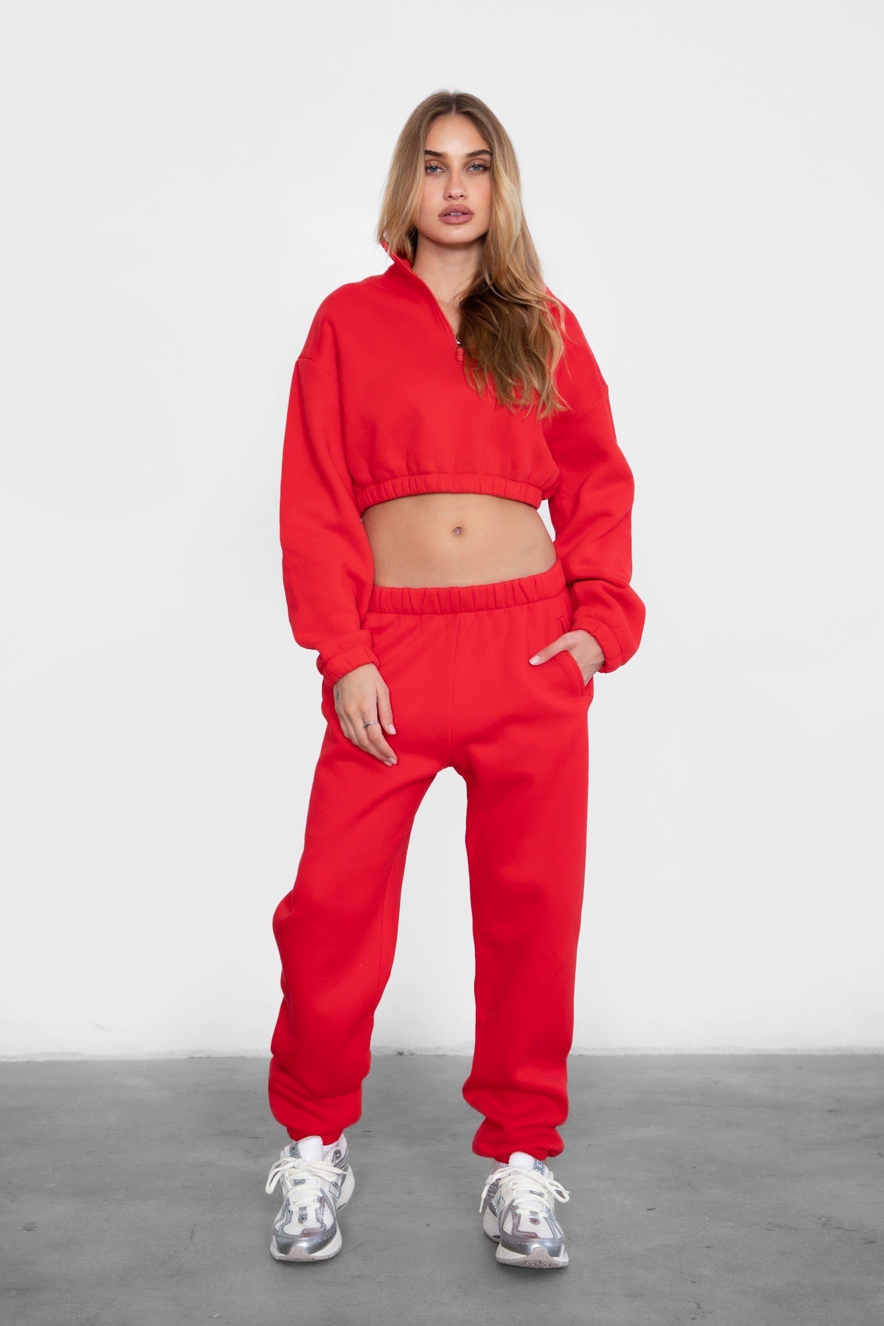DOVE Plush Fleece High Waist Sweatpants
