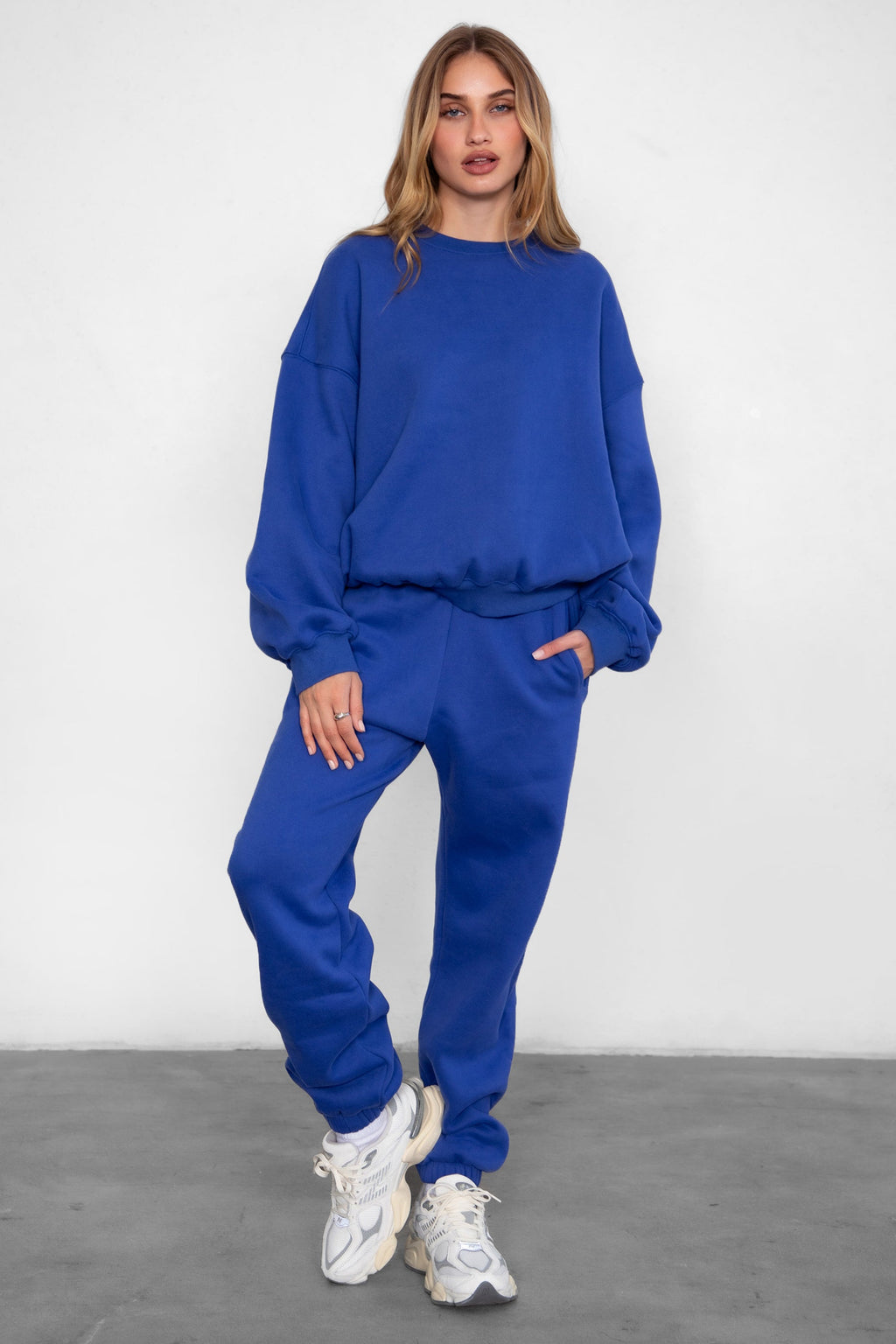 DOVE Plush Fleece High Waist Sweatpants