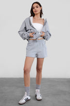 Tomi Essentials Casual Plush Fleece Cargo Shorts